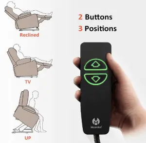 easy to control recliner features